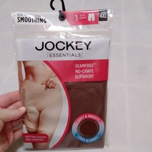 NIP Jockey Essentials Seamfree No-chafe Slipshorts 4XL Brown